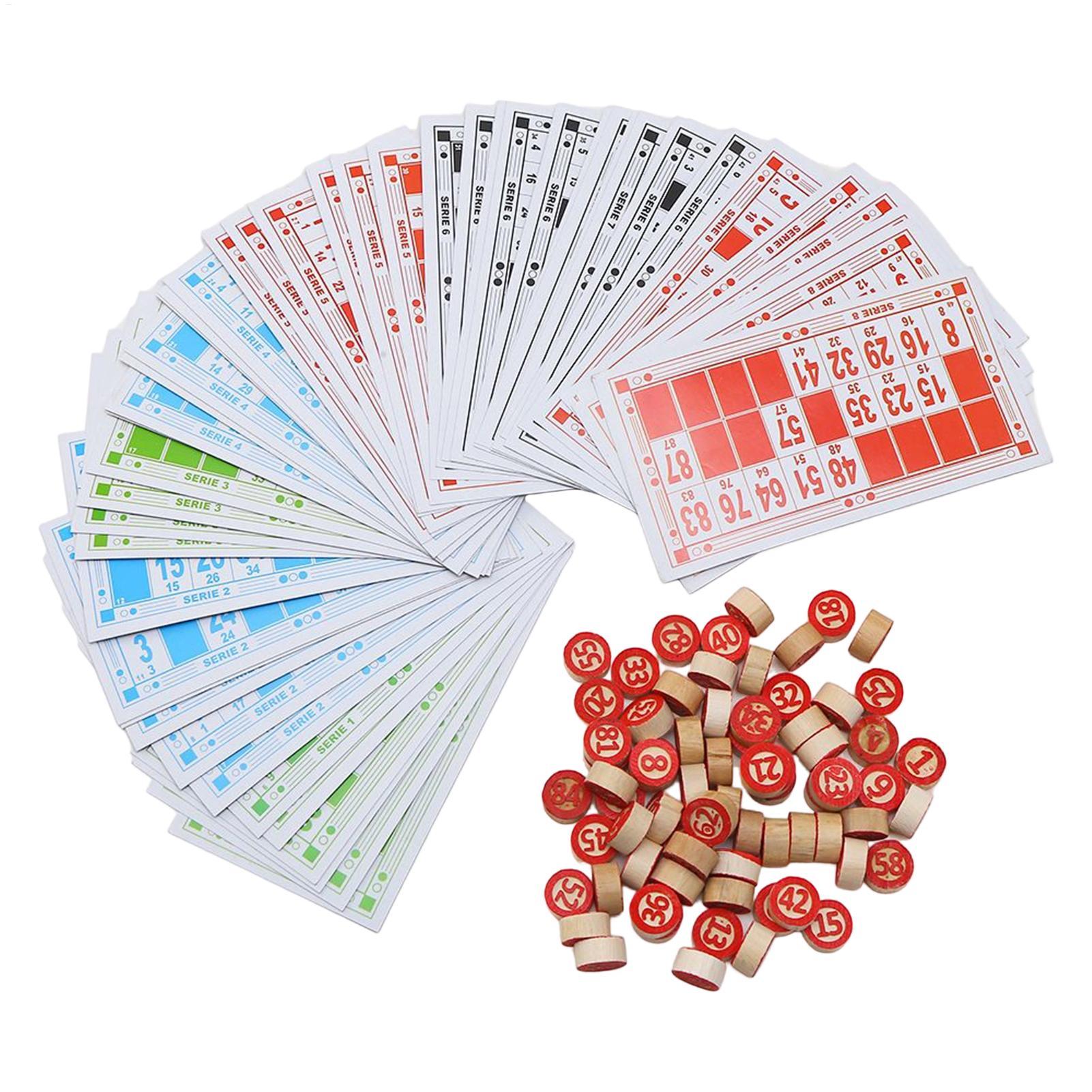 Vintage Collectible Playing Cards - Bingo Card Game Educational Interactive Vintage