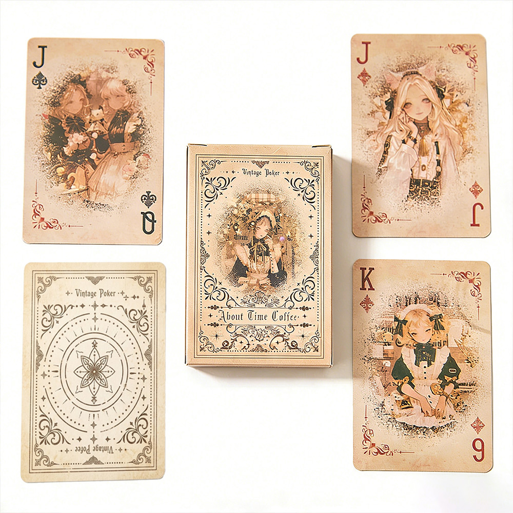 Vintage Collectible Playing Cards - Vintage Fairy Tale Girl Playing Cards