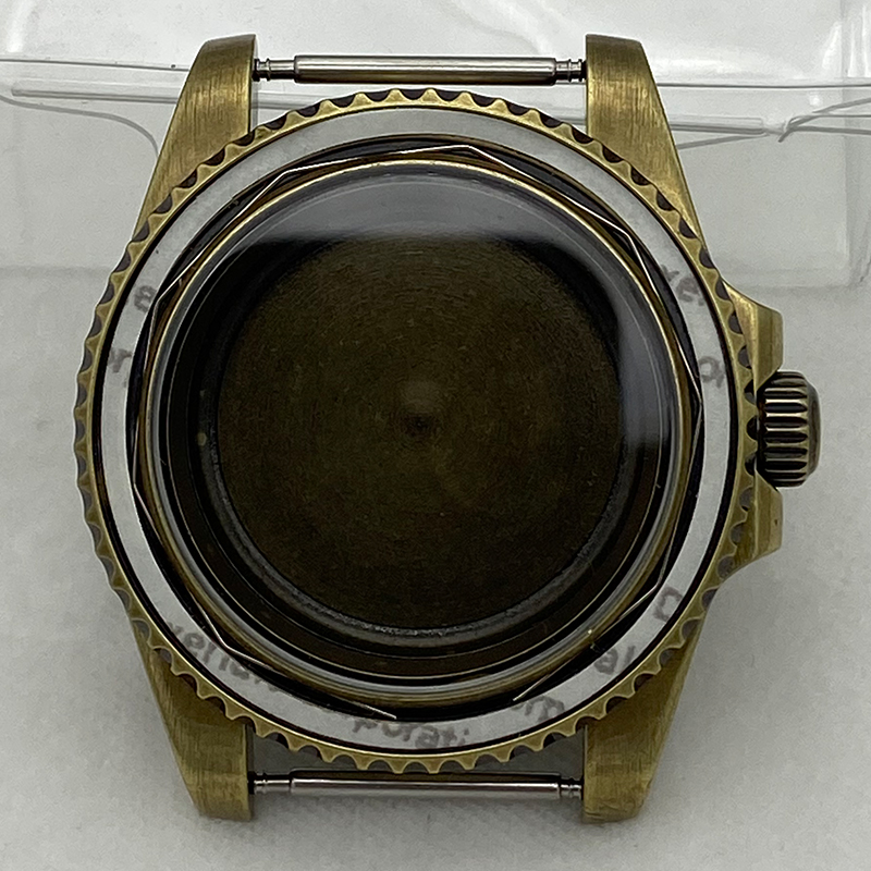 Vintage Watch Crystal - 40mm Vintage Bronze Watch Case Sapphire