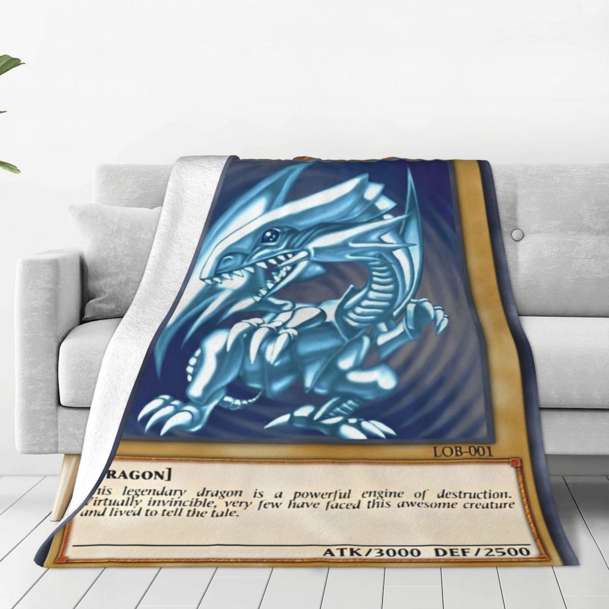 Vintage Collectible Playing Cards - Anime Yu Gi Oh Card Blankets