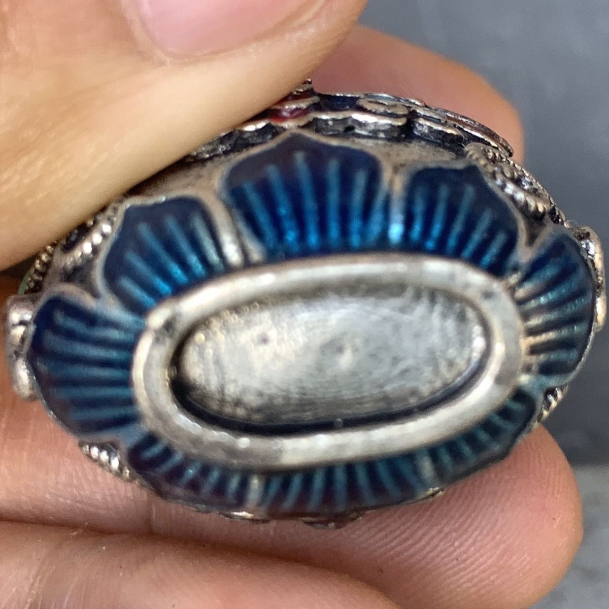 Vintage Cloisonne Bronze Snuff - Vintage Collectible Bottles ulasan dan harga