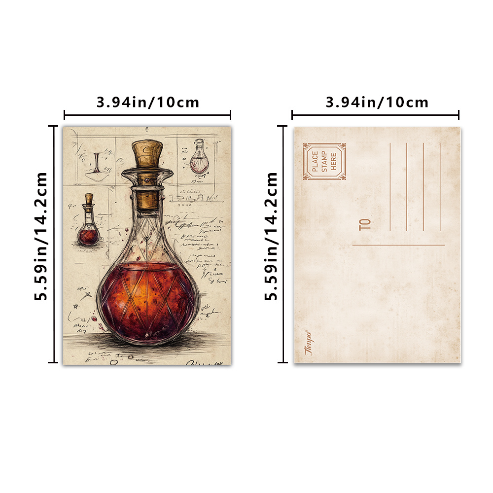 32pcs, vintage potion bottle p - Vintage Collectible Bottles ulasan dan harga