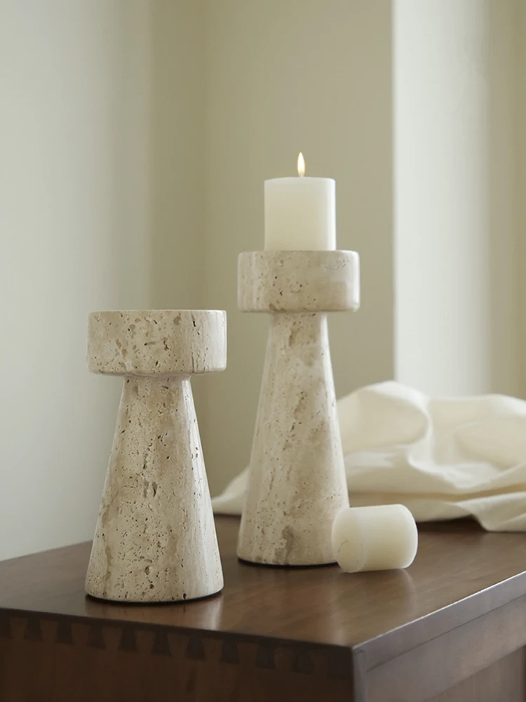 Minimalist Marble Candle Holde - Vintage Collectible Marbles ulasan dan harga