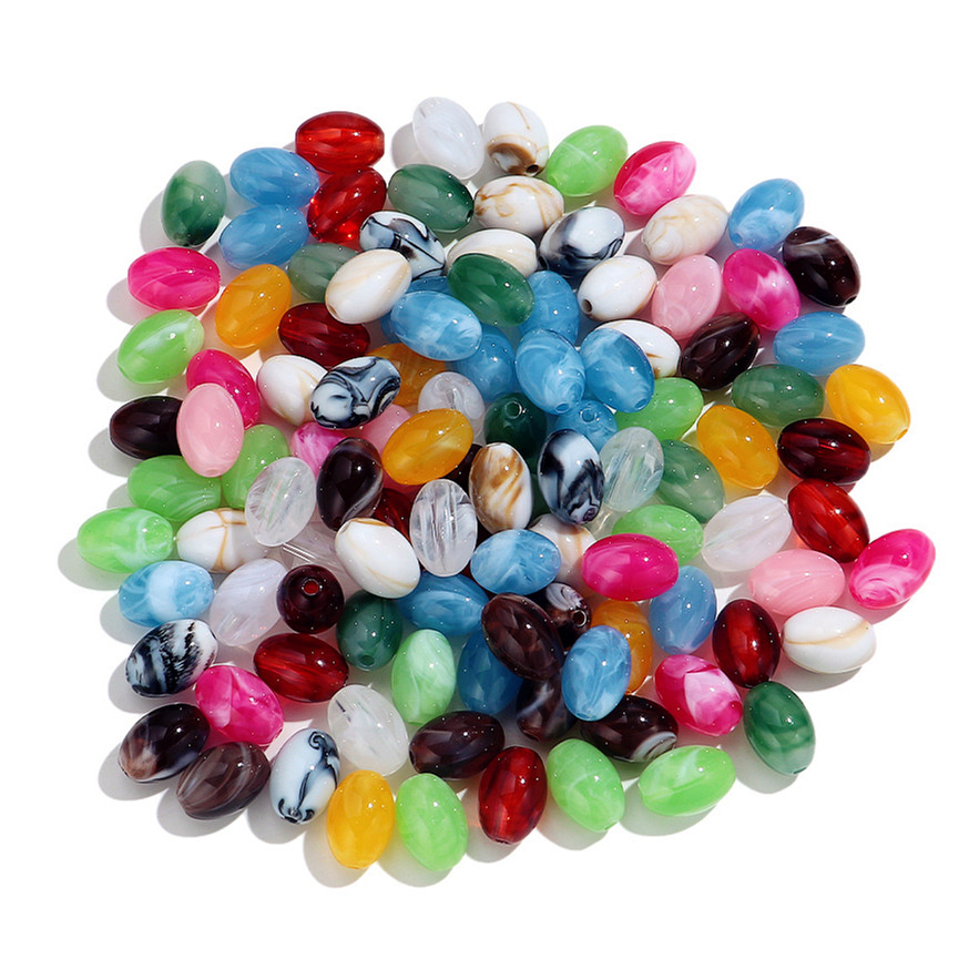 60Pcs 11x16mm Marbling Colorfu - Vintage Collectible Marbles ulasan dan harga