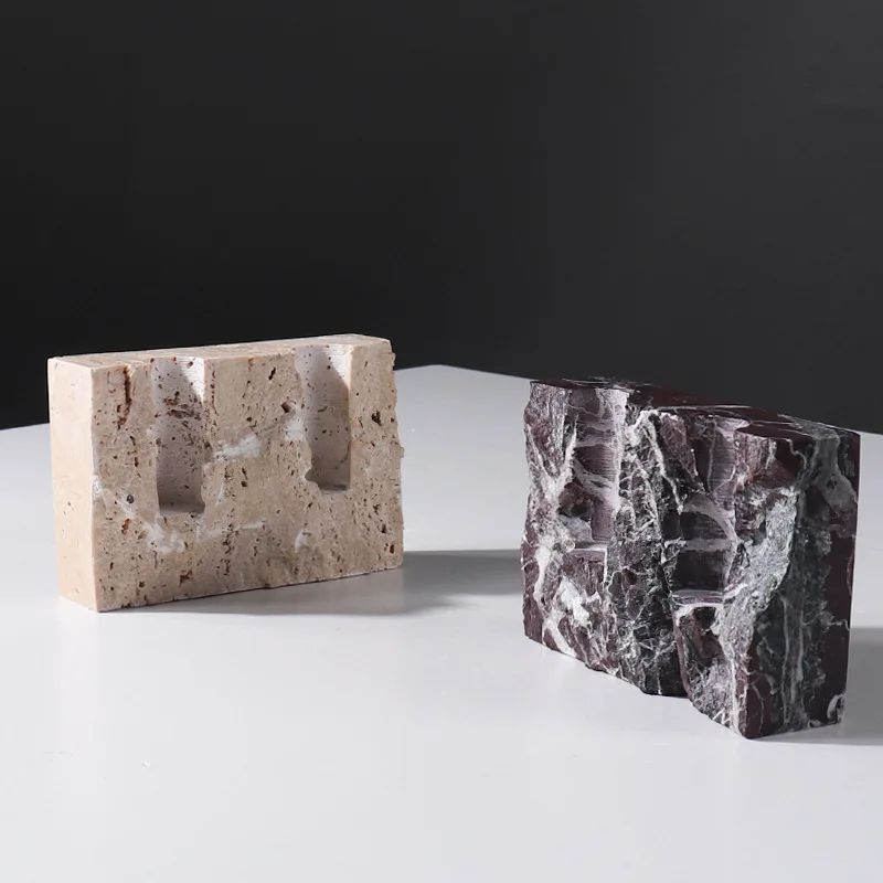 Natural Marble Stone Candle Ho - Vintage Collectible Marbles ulasan dan harga