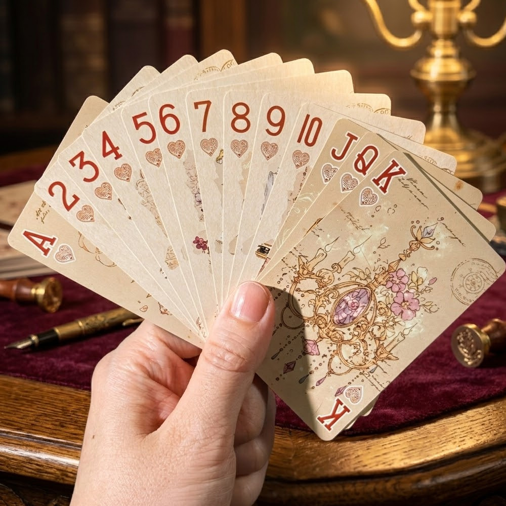 55pcs Vintage Aesthetic Playin - Vintage Collectible Playing Cards ulasan dan harga