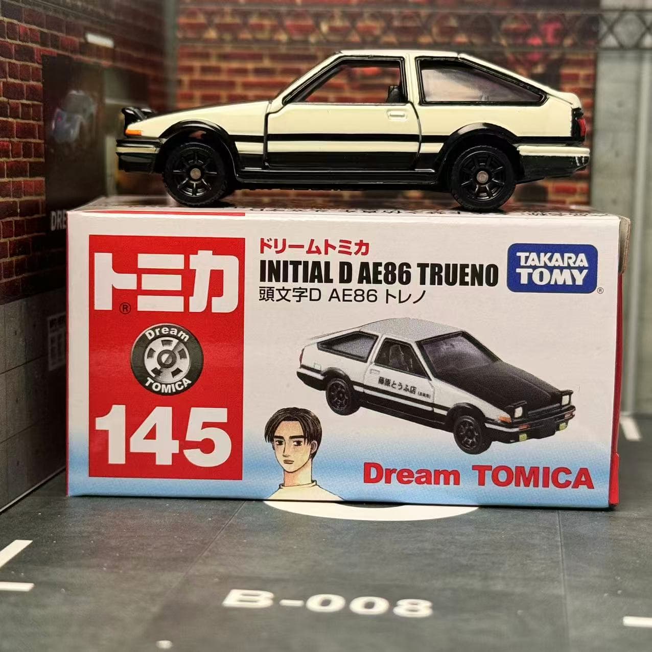 Dream Tomica NO. 145 Initial D - Vintage Collectible Model Cars ulasan dan harga