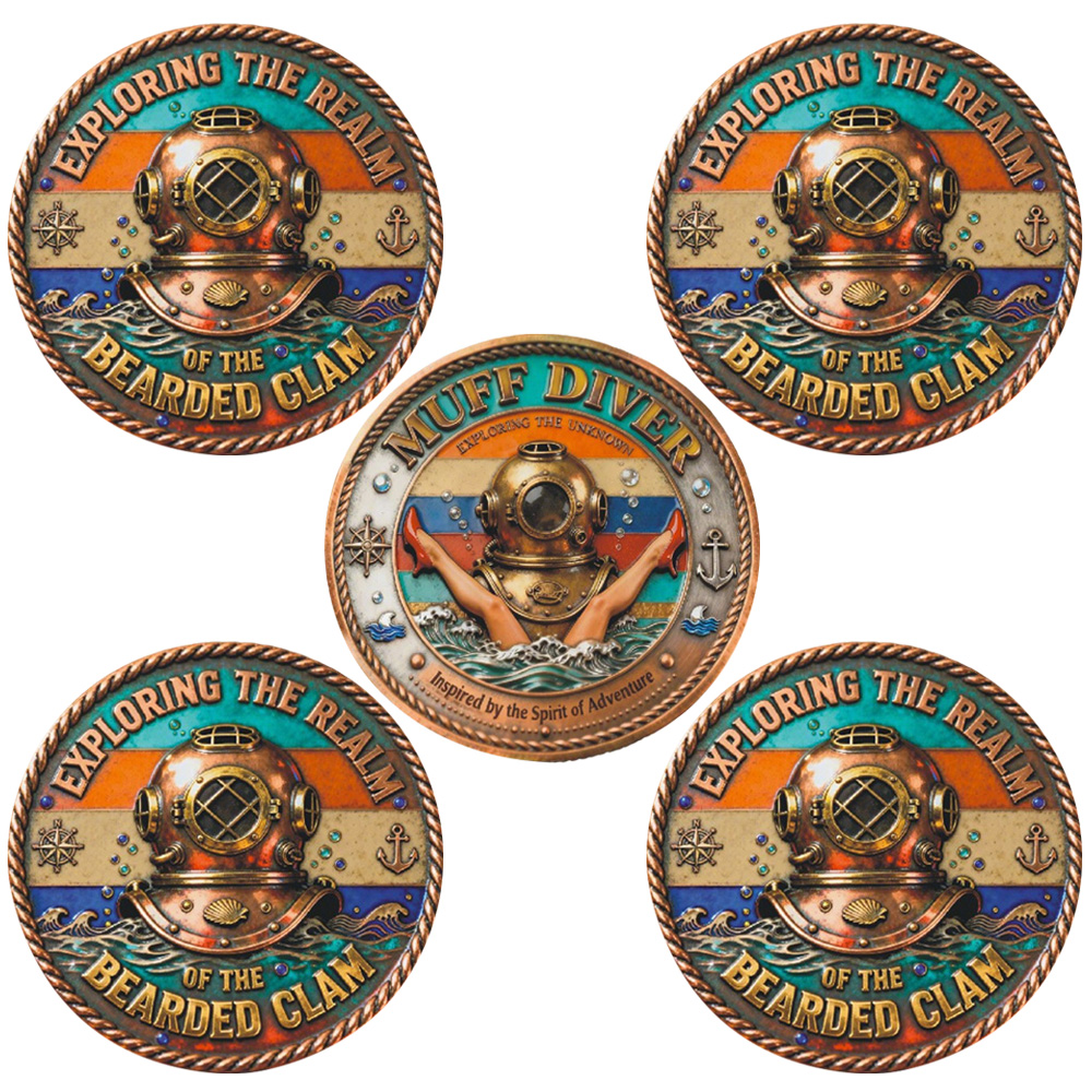 5pcs Vintage Diving Helmet Nau - Vintage Collectible Coins ulasan dan harga