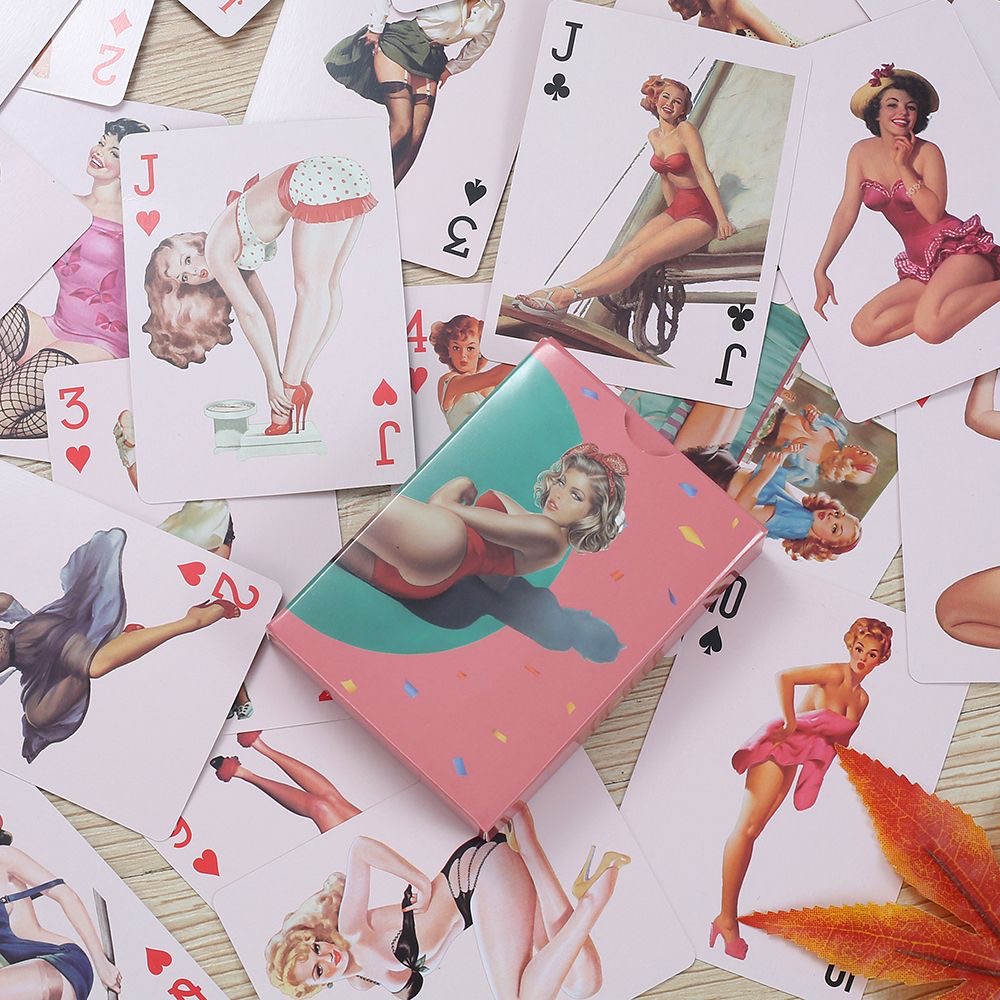 Vintage Sexy Bikini Beauty Pla - Vintage Collectible Playing Cards ulasan dan harga