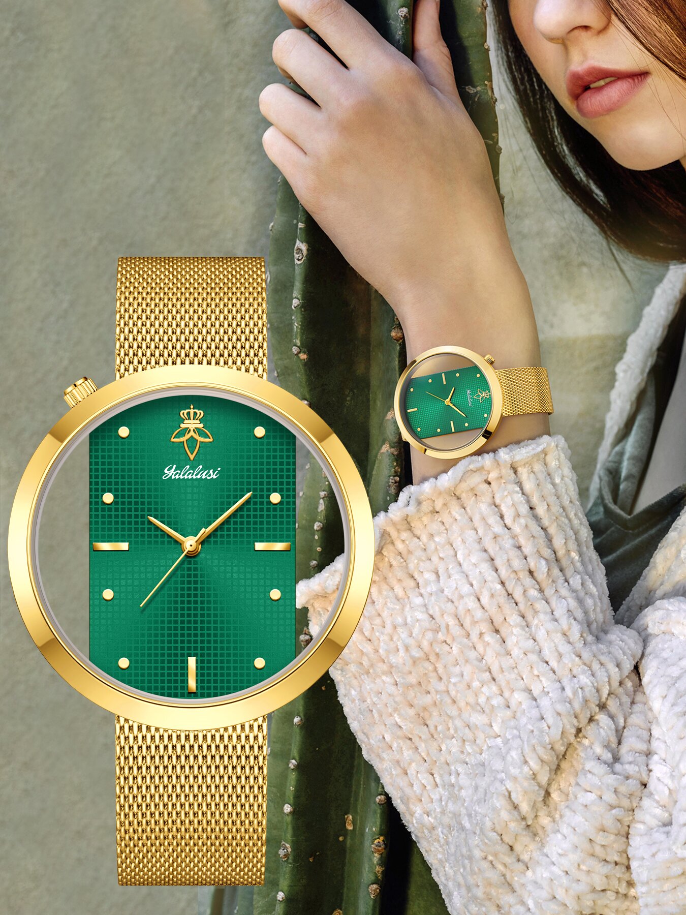 YaLaLuSi Vintage-style ladies’ - Vintage Watch Crystal ulasan dan harga