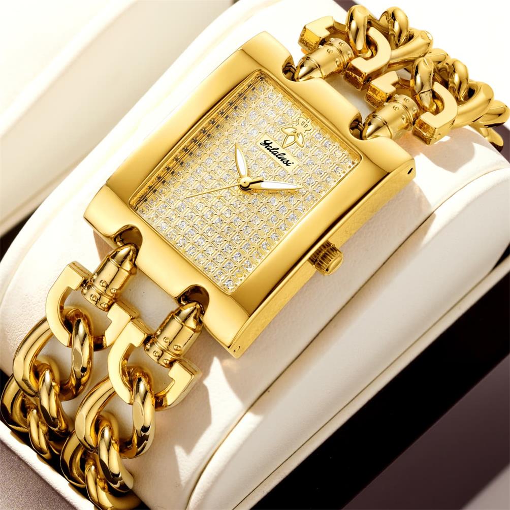 YaLaLuSi Chunky Double U Link  - Vintage Watch Crystal ulasan dan harga