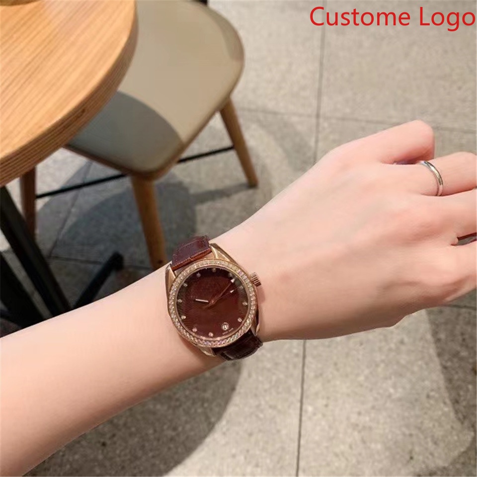 Vintage Brown Sun Pattern Dial - Vintage Watch Crystal ulasan dan harga